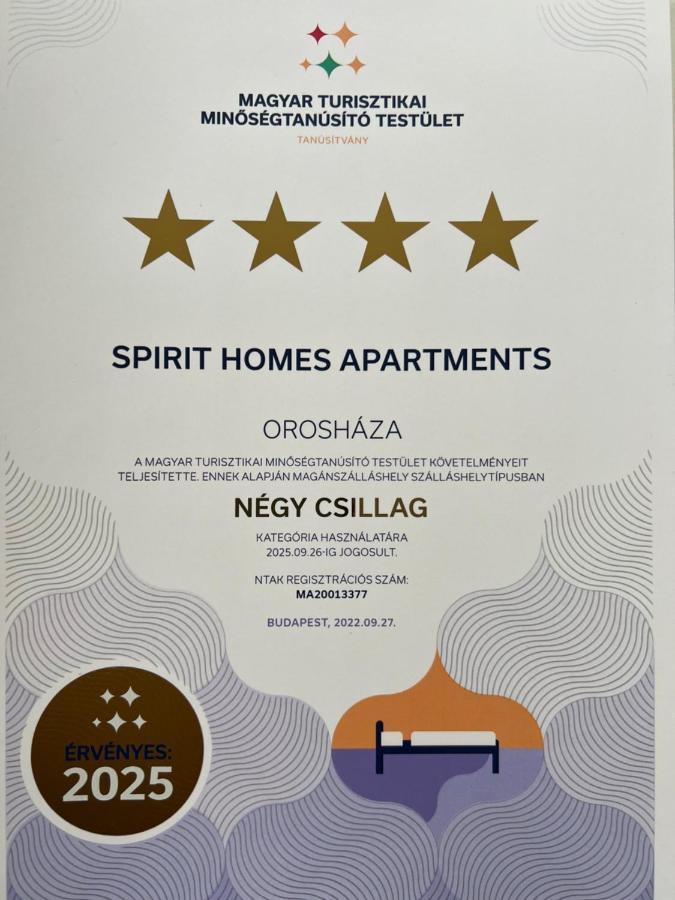 Spirit Homes Apartments Orosháza Eksteriør billede